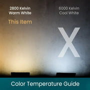 C7 Warm White Faceted ProCore® LED Christmas Light Bulbs