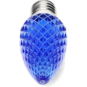 C9 Blue Faceted ProCore® LED Christmas Light Bulbs