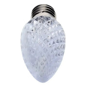 C9 Cool White Twinkle Faceted ProCore® LED Christmas Light Bulbs