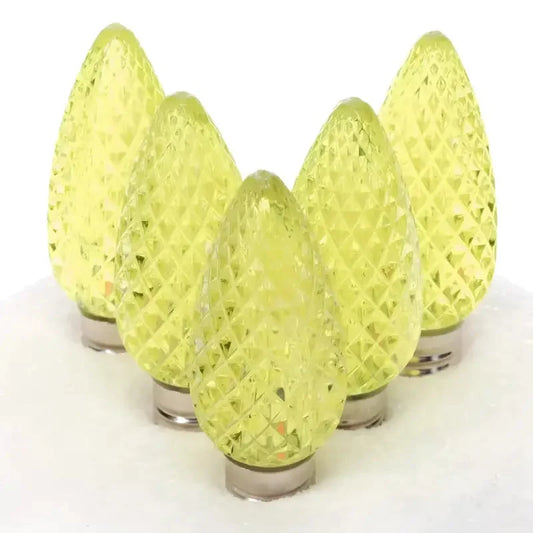 C9 Gold Faceted ProCore® LED Christmas Light Bulbs