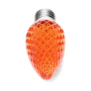 C9 Orange Faceted ProCore® LED Christmas Light Bulbs