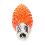 C9 Orange Faceted ProCore® LED Christmas Light Bulbs