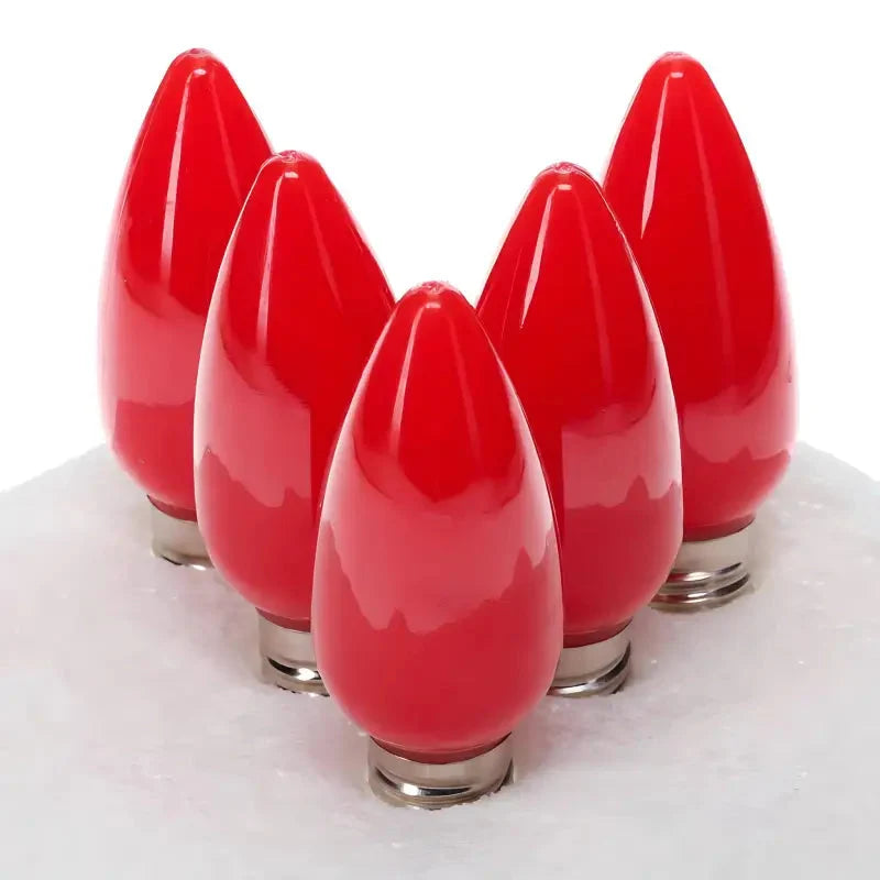 C9 Red Smooth ProCore® LED Christmas Light Bulbs