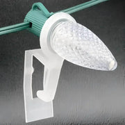 Clips, TuffClips Wedge Clip C9 Christmas Light Clips, Pack of 100 - Black