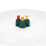 50 5mm ColorCraft® Harvest - Red, Orange, and Gold LED Christmas Lights, 6" Spacing, Green Wire