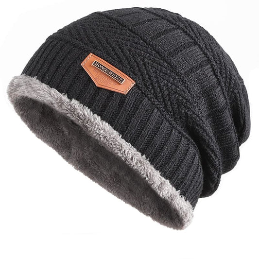 Hong Weizz Knitted Lined Beanie