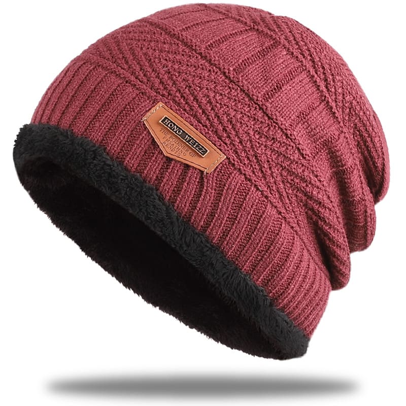 Hong Weizz Knitted Lined Beanie