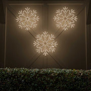 24" LED 40 Point Snowflake, Warm White
