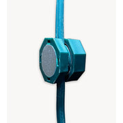 Lite-Netics Magnetic Wire Clamps, Green, Pack of 20