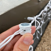 Lite-Netics Magnetic Wire Clamps, White, Pack of 20