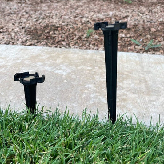 Lite-Netics Metal Base Lawn Stakes for C7/C9 Lights, 4.5", Pack of 50
