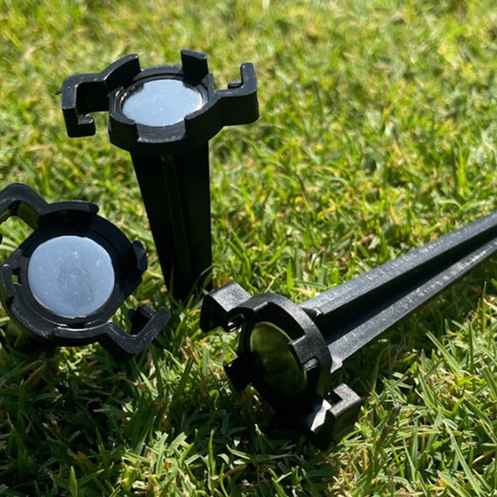 Lite-Netics Metal Base Lawn Stakes for C7/C9 Lights, 4.5", Pack of 50