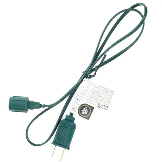 Male Plug for Commercial Co-Axial LED Strings, 36in, Green Wire [CLOSEOUT]