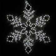 24" Diamond Branch Snowflake, Cool White