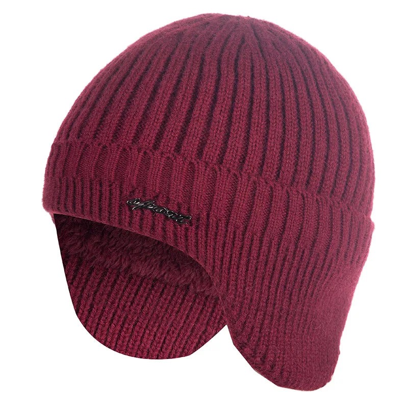 Sport Winter Earflaps Lined Bomber Beanie