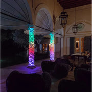 Twinkly App Controlled RGB Christmas Lights, 100 Bulbs, Green Wire