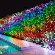 Twinkly App Controlled RGB Christmas Lights, 400 Bulbs, Green Wire