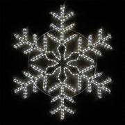 36" Cool White Snowflake